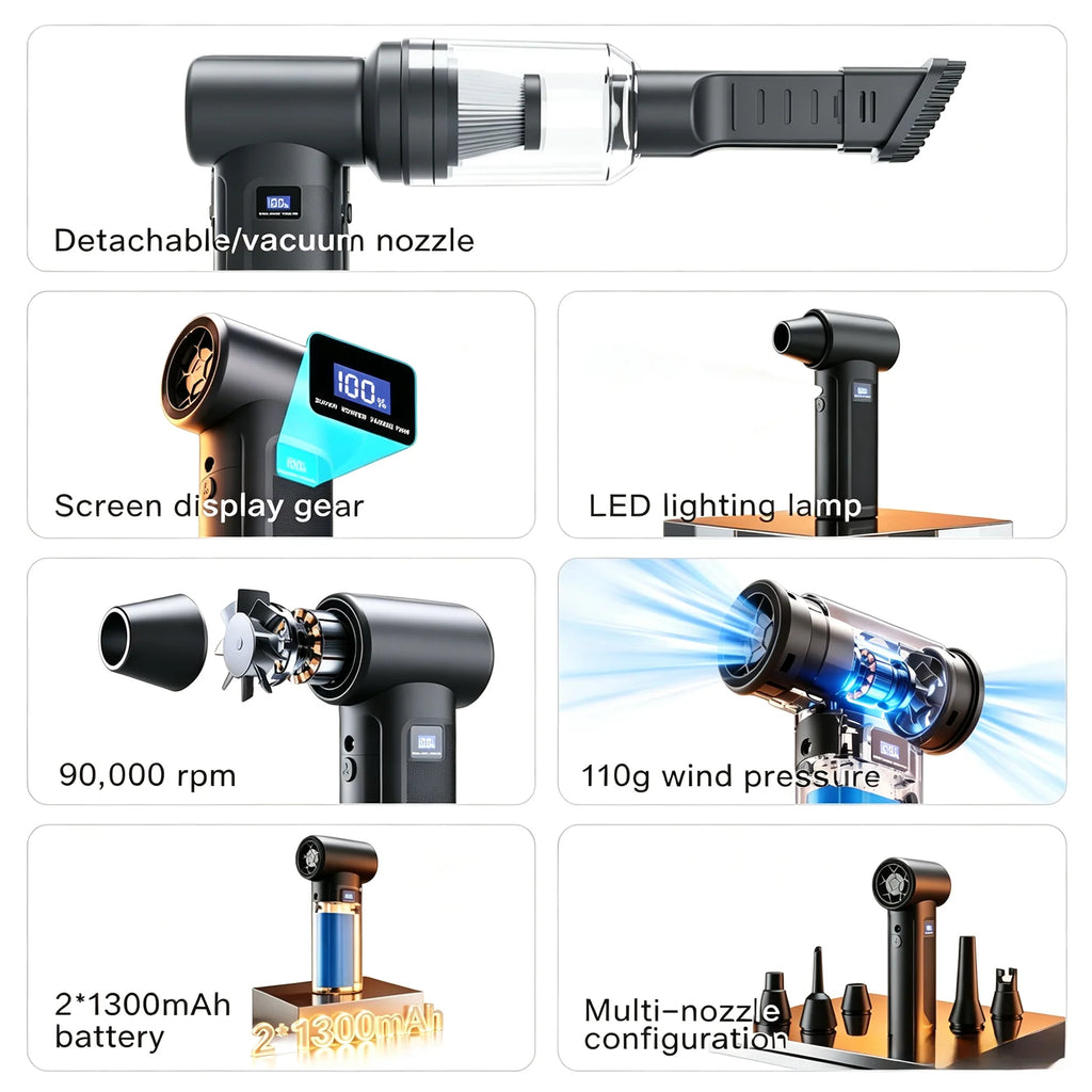 TurboJet X9 - Mini Jet Blower & Air Duster |  Starts from $49.99