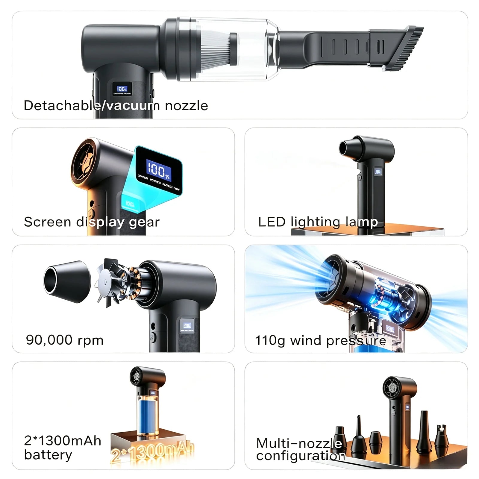 TurboJet X9 - Mini Jet Blower & Air Duster |  Starts from $49.99